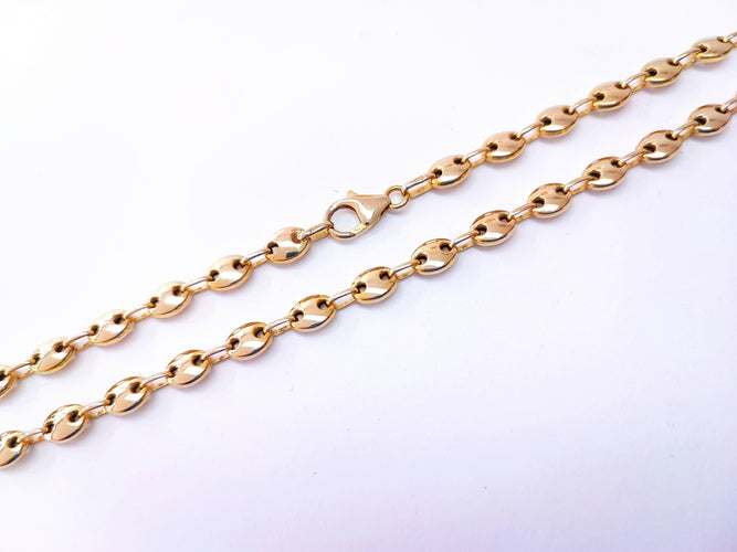 Collier Collier chaîne maille grain de café 58 Facettes Coll.cafe-1679