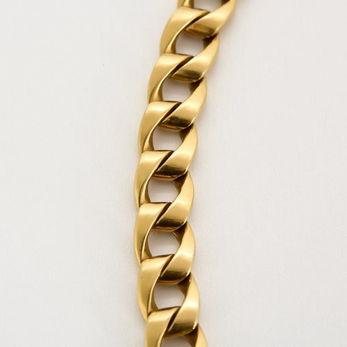 Collier CARTIER x GEORGES LENFANT - BERGAME - Rare et élégant collier chaîne en or jaune et diamants 58 Facettes 58FC14-1