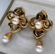 Boucles d'oreilles Boucles d'oreilles anciennes en perles 58 Facettes