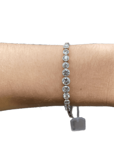 Bracelet BRACELET OR 18K 11 DIAMANTS 58 Facettes 250301