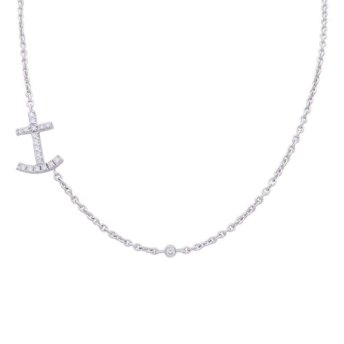 Collier Collier or blanc et diamants. 58 Facettes 33429