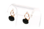 Boucles d'oreilles Boucles d'oreilles Napoléon III en or rose serties de jais 58 Facettes B307