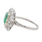 Bague 55 Bague Pompadour Platine Emeraude, Diamant 58 Facettes 3497501CN