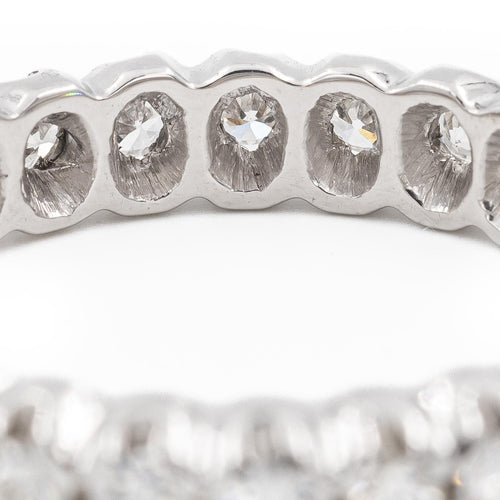 Bague 53 Bague Alliance Or blanc Diamant 58 Facettes 2282971CN