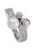 Bague 53 Bague ancienne or blanc perle et diamants 58 Facettes 93441