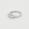 Bague 55 Bague trilogie en or blanc et diamants 58 Facettes LOR34872