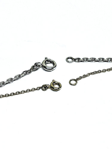 Collier Chaîne Forçat En Or Blanc 58 Facettes