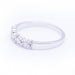 Bague 54 Bague en or blanc avec diamants 58 Facettes D359174SI