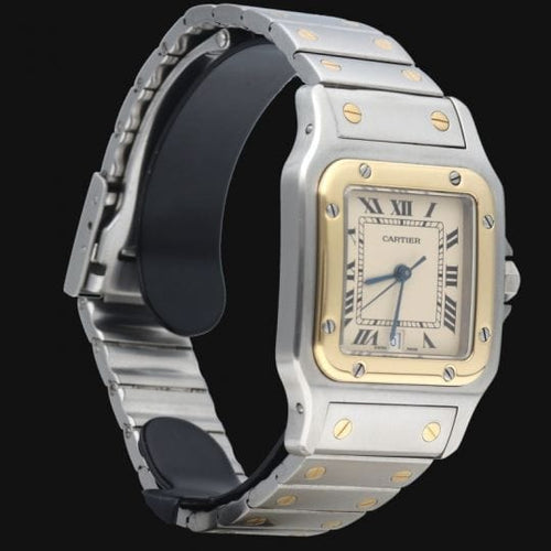 Montre Cartier Montre Santos De Cartier Galbee 58 Facettes MT42399