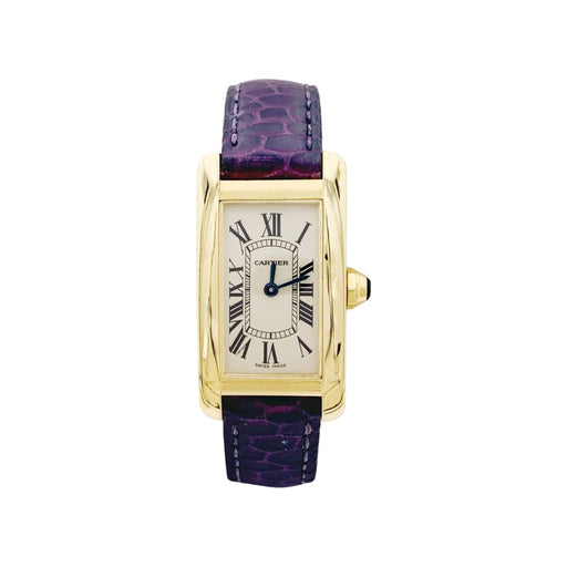 Montre Montre Cartier, "Tank Américaine", or jaune. 58 Facettes 34992