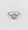 Bague 49 Bague solitaire art deco Platine diamant taille ancienne coussin 0.60 carat (circa 1920) 58 Facettes A06196