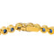 Bracelet Tennis Or jaune Saphir 58 Facettes 4526959CN