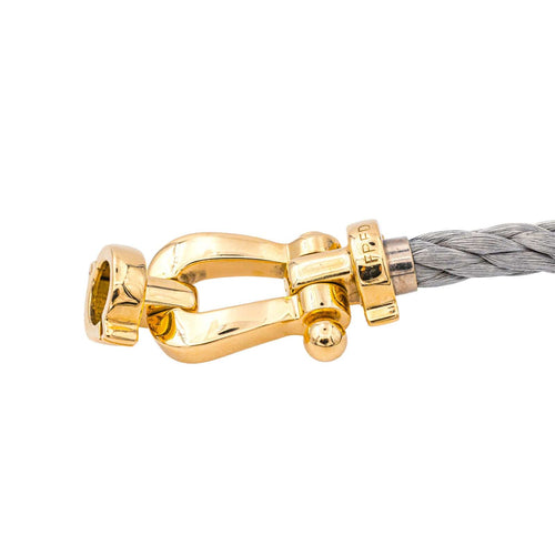 Bracelet Fred Bracelet Force10 Or jaune, Acier 58 Facettes 4289524RV