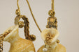 Boucles d'oreilles Boucles d'oreilles antiques en or sculptées en ivoire 58 Facettes 7602