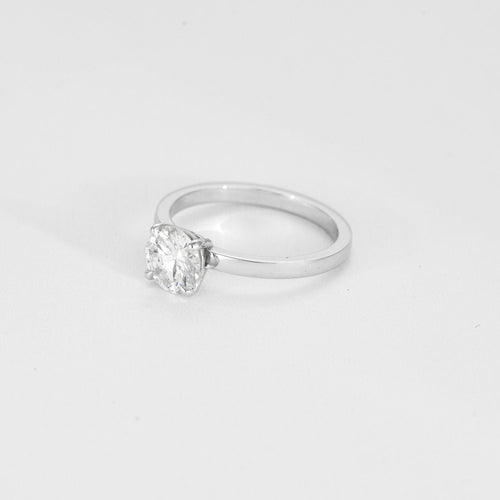 Bague 52 Bague en Or blanc et diamant 1.25ct 58 Facettes 23/455