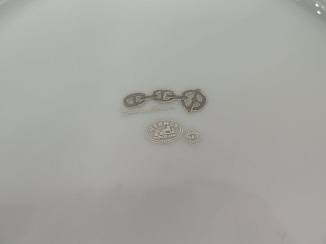 lot de 6 assiettes HERMES a diner chaine d'ancre 27cm porcelaine plate set 58 Facettes 266008