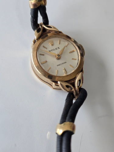 Montre Rolex - Montre cocktail Precision vintage en or jaune 58 Facettes