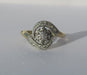 Bague 56.5 Bague tourbillon ancienne or jaune et platine diamants 58 Facettes