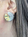 Boucles d'oreilles Boucles d'oreilles en or jaune et blanc avec diamants 58 Facettes