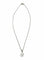 Collier BVLGARI. Collection "BVLGARI-BVLGARI", collier or blanc 18K et diamant 58 Facettes