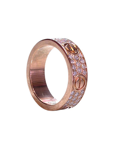 Bague 57 CARTIER - Bague Love vintage en or et diamants 58 Facettes 60023854