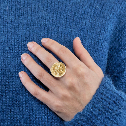 Bague Bague Napoléon or jaune 58 Facettes