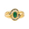 Bague 50 Bague  Or jaune Emeraude, Diamant 58 Facettes 4191878CN