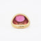 Bague Bague en or jaune avec rubellite et diamants 58 Facettes 16915