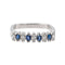 Bague 50 Bague Or blanc, Platine Saphir, Diamant 58 Facettes 3417085CN