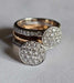 Bague 55 Hulchi Belluni - Bague Funghetti or rose et blanc diamants 58 Facettes 09183s-RWW