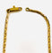 Collier Ravissant collier or jaune et diamants entrelacés. 58 Facettes