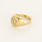 Bague 50 Bague type chevalière en or jaune et diamants 58 Facettes BEA3623