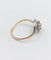 Bague 53 Bague tourbillon antique en or 18k et platine et diamants (circa 1900) 58 Facettes A06348
