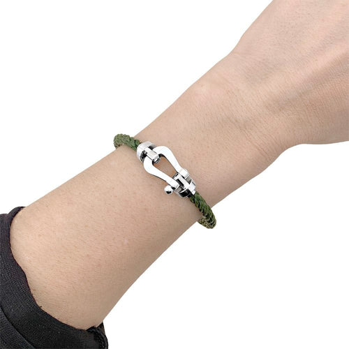 Bracelet Bracelet Fred, "Force 10", or blanc, corderie. 58 Facettes 35211