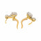 Boucles d'oreilles Boucles d'oreilles Dormeuses Or jaune, Platine Diamant 58 Facettes 4745028CN