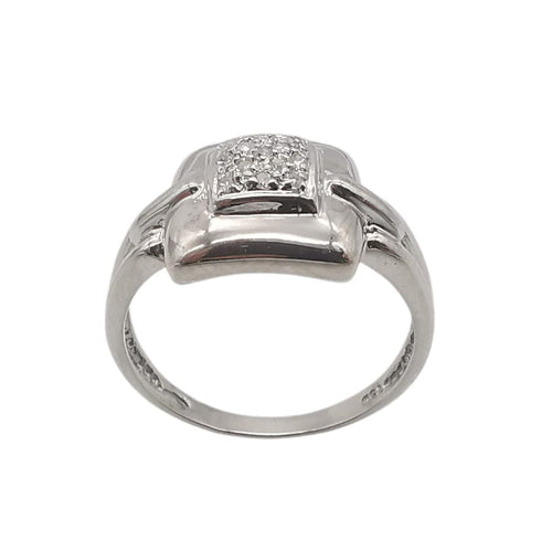 Bague 56 Bague or blanc & diamants 58 Facettes