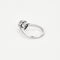 Bague 54 Bague Solitaire en or blanc, platine et diamants 58 Facettes BLO0315