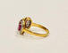 Bague 52 Bague trilogie rubis et diamants 58 Facettes