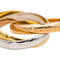 Bague 54 Cartier Bague Trinity Or rose, Or jaune, Or blanc 58 Facettes 4952744RV