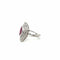 Bague 48 Bague Marquise or blanc - Rubis et Diamants 58 Facettes 11078/15