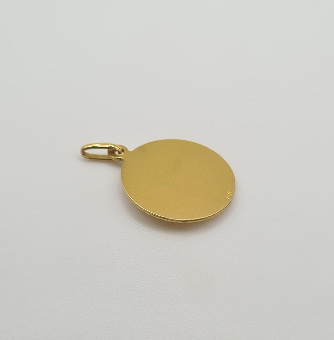 Pendentif religieux or jaune