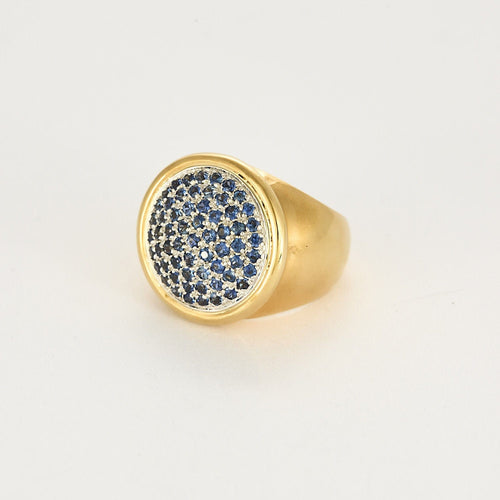 Bague 54 Bague Premiers Joyaux - deux ors, saphirs et diamants 58 Facettes LP1408/