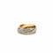 Bague 51 Cartier - Bague Trinity - Petit modèle - Pavée Diamants 58 Facettes 1.0000818/1