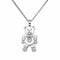 Collier Chopard Collier   Happy Diamond  Or blanc Diamant 58 Facettes 4376974CN