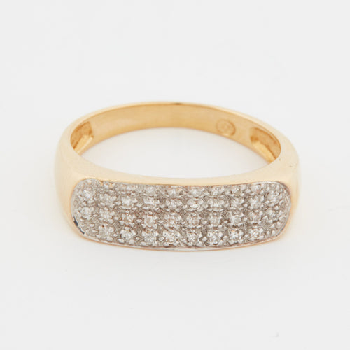 Bague 56 Bague Or 18 Carats et Diamant 58 Facettes RÉF 9102/17