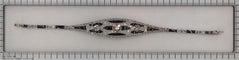 Bracelet Graphic Grace – Bracelet Art déco vintage en diamants et onyx, vers 1920 58 Facettes 24323-0290