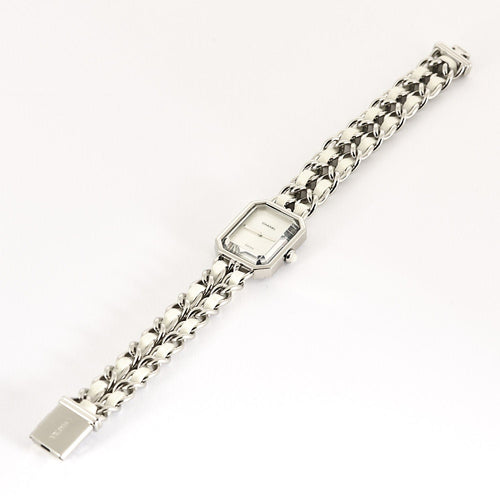 Montre CHANEL - Montre Première en acier et cuir XXL 58 Facettes