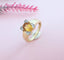 Bague 55.5 Bague Citrine et Diamants Or 18 K 58 Facettes AA 1663