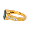 51 Bague Or jaune Saphir, Diamant 58 Facettes 4571697CN