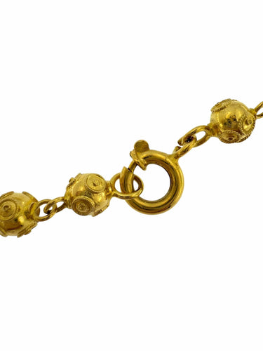 Collier Collier traditionnel portugais or jaune 19 carats 58 Facettes
